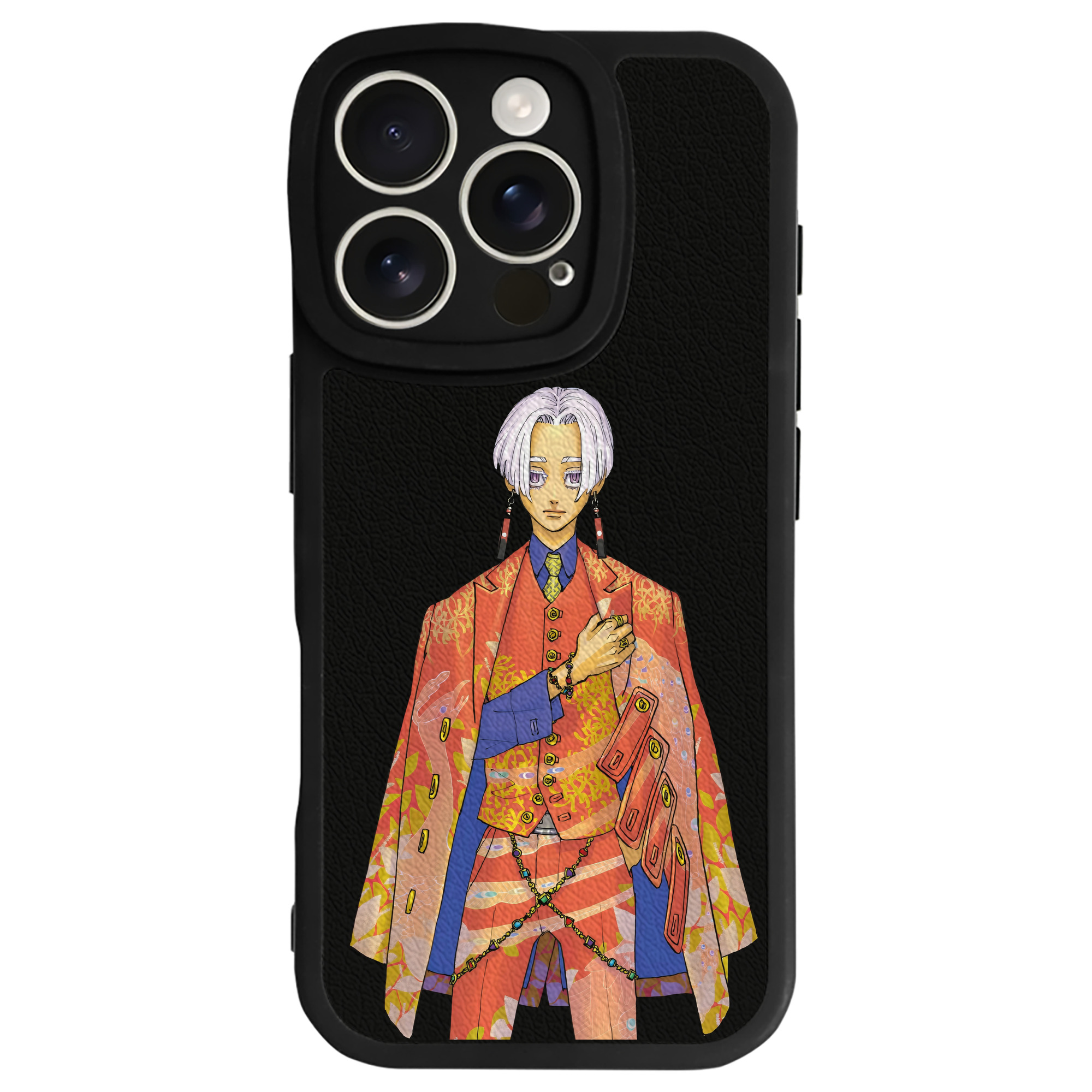 （画像用） 東京リベンジャーズ Tokyo Revengers 【iPhone 16シリーズ対応】シリコンスマホケース（レザー調） 材質：シリコン